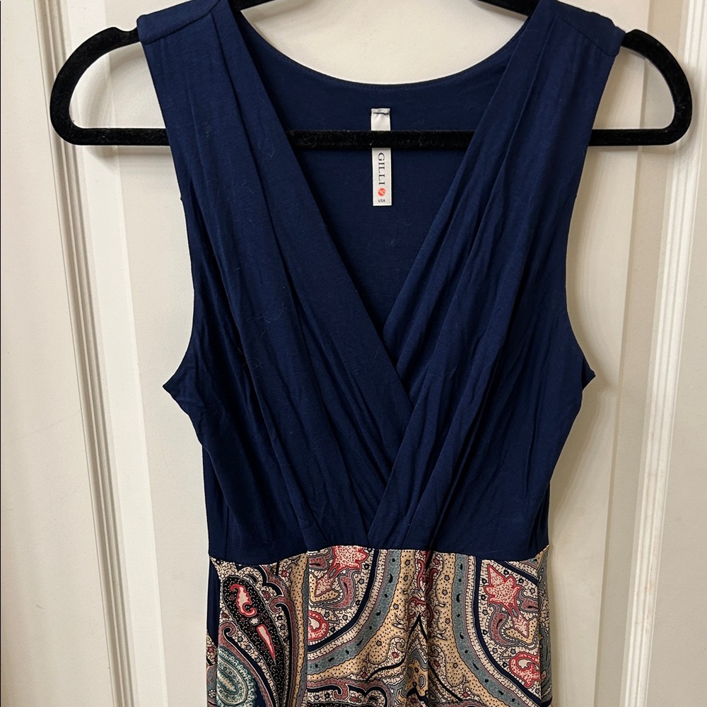 Gilli Tahj 2fer Knit Maxi Dress